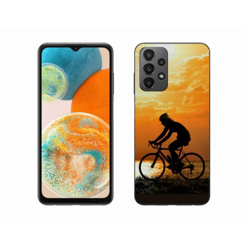 Gelový kryt mmCase na mobil Samsung Galaxy A23 4G/5G - cyklovýlet