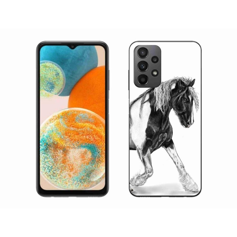 Gelový kryt mmCase na mobil Samsung Galaxy A23 4G/5G - kůň
