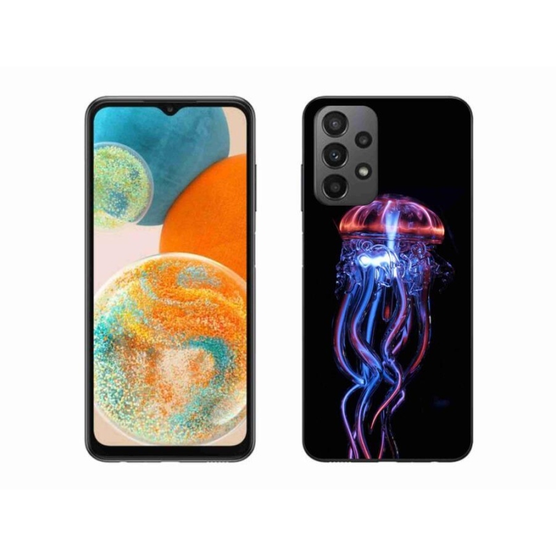 Gelový kryt mmCase na mobil Samsung Galaxy A23 4G/5G - medúza