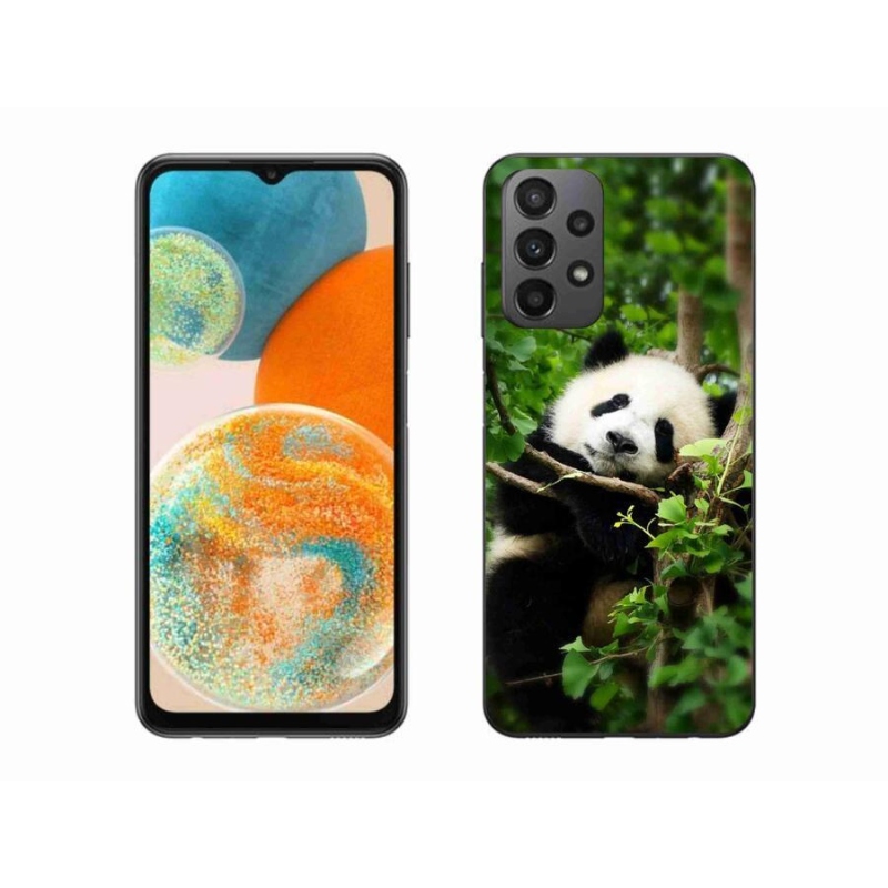 Gelový kryt mmCase na mobil Samsung Galaxy A23 4G/5G - panda