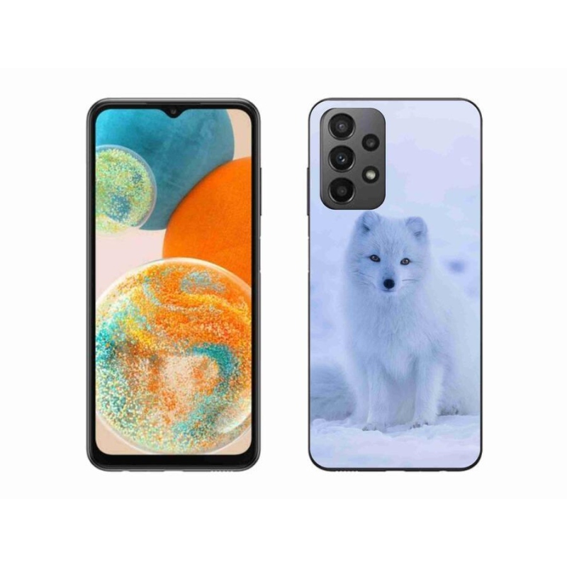 Gelový kryt mmCase na mobil Samsung Galaxy A23 4G/5G - polární liška