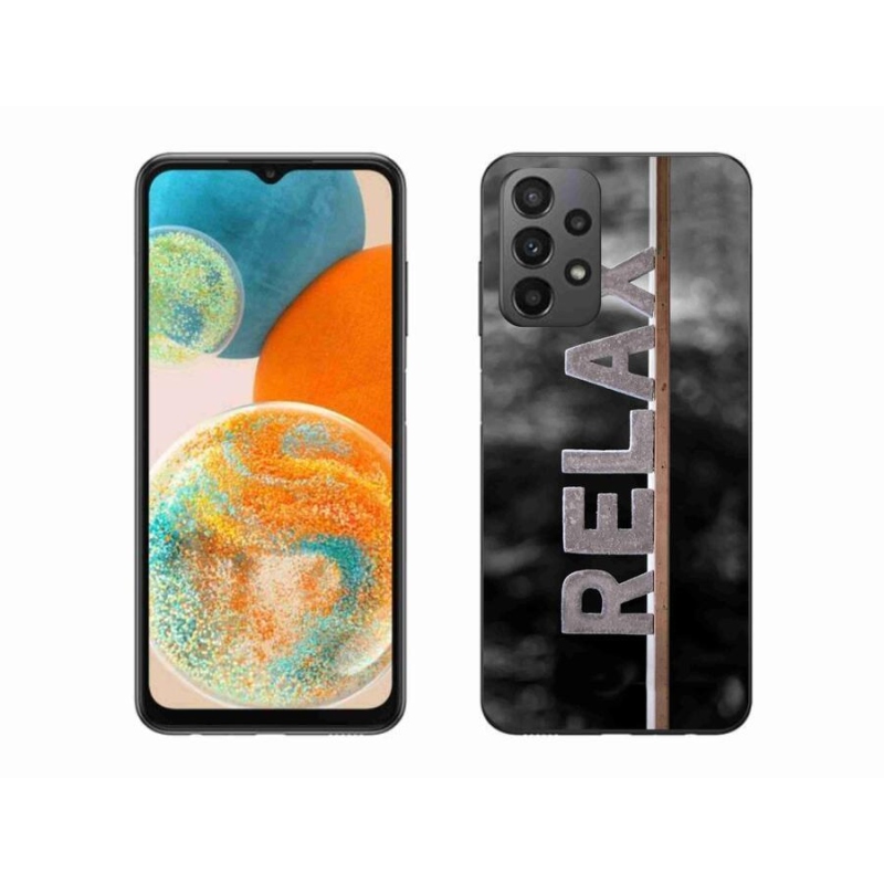Gelový kryt mmCase na mobil Samsung Galaxy A23 4G/5G - relax 1