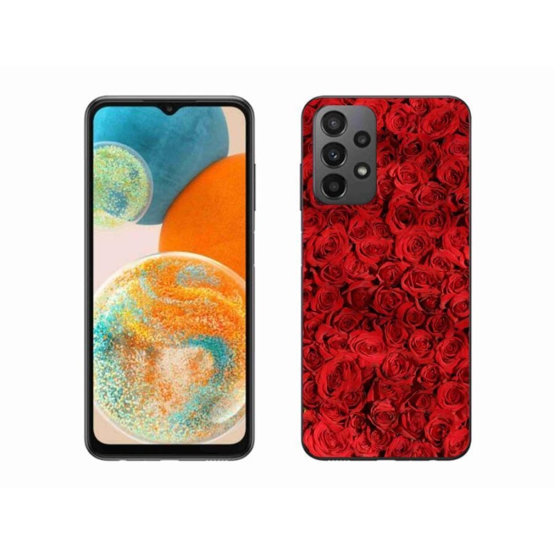 Gelový kryt mmCase na mobil Samsung Galaxy A23 4G/5G - růže