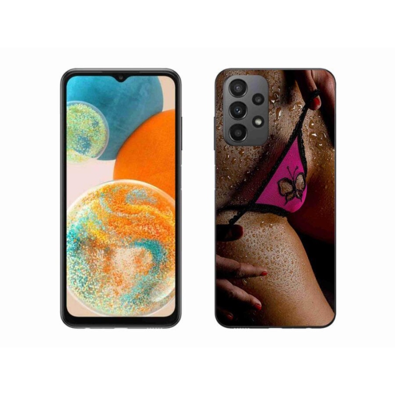 Gelový kryt mmCase na mobil Samsung Galaxy A23 4G/5G - sexy žena
