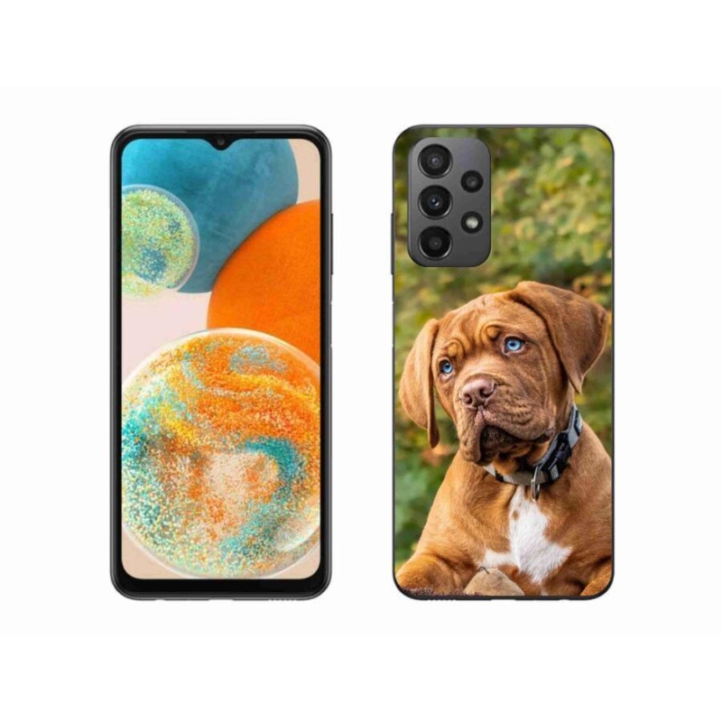 Gelový kryt mmCase na mobil Samsung Galaxy A23 4G/5G - štěně