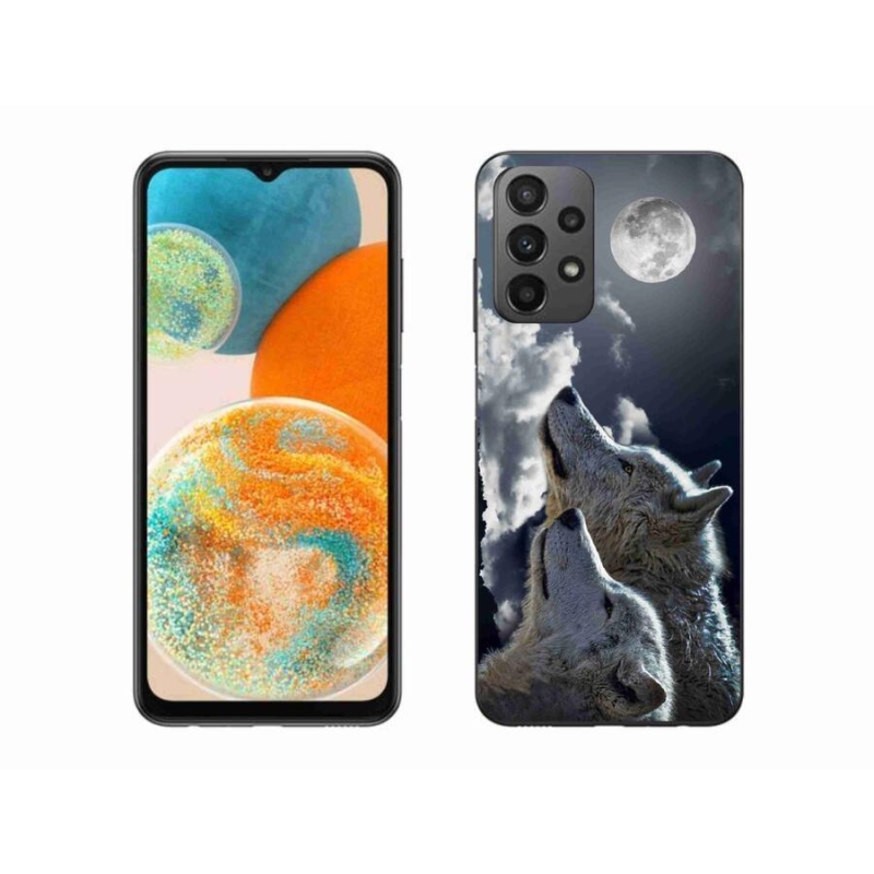 Gelový kryt mmCase na mobil Samsung Galaxy A23 4G/5G - vlci