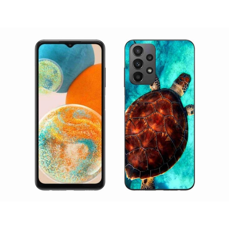 Gelový kryt mmCase na mobil Samsung Galaxy A23 4G/5G - želva