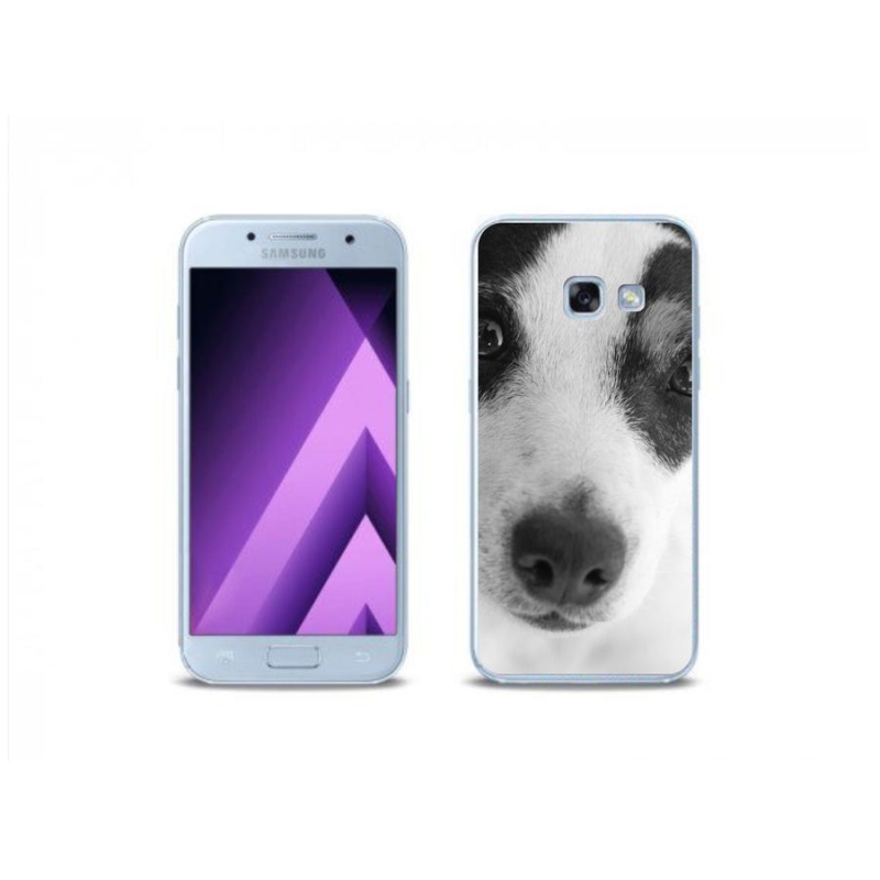 Gelový kryt mmCase na mobil Samsung Galaxy A3 (2017) - pes