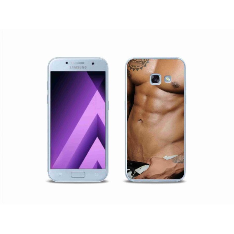 Gelový kryt mmCase na mobil Samsung Galaxy A3 (2017) - sexy muž