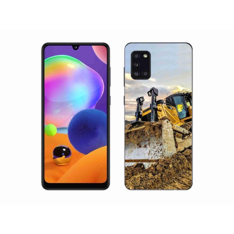 Gelový kryt mmCase na mobil Samsung Galaxy A31 - bagr