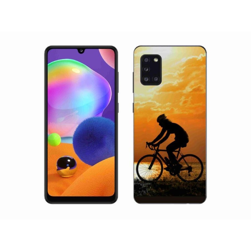 Gelový kryt mmCase na mobil Samsung Galaxy A31 - cyklovýlet
