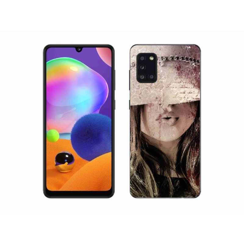Gelový kryt mmCase na mobil Samsung Galaxy A31 - dívka