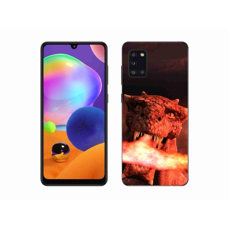 Gelový kryt mmCase na mobil Samsung Galaxy A31 - drak