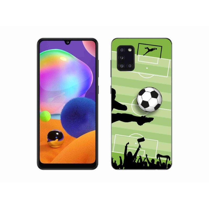 Gelový kryt mmCase na mobil Samsung Galaxy A31 - fotbal 3