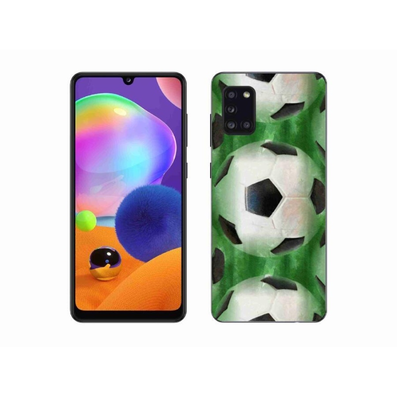 Gelový kryt mmCase na mobil Samsung Galaxy A31 - fotbalový míč