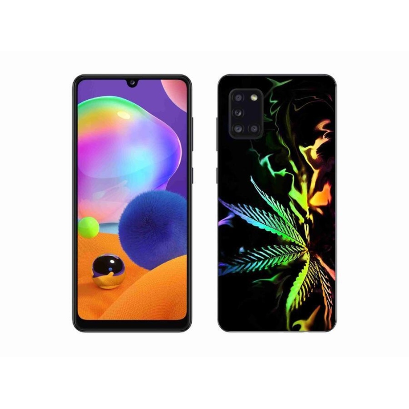 Gelový kryt mmCase na mobil Samsung Galaxy A31 - konopí 2