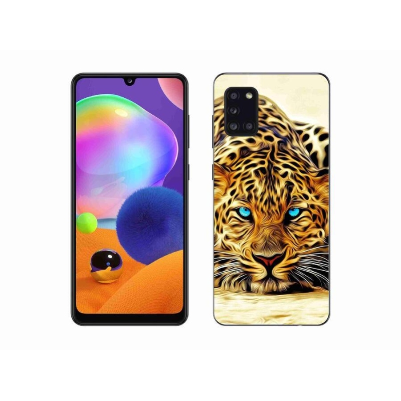 Gelový kryt mmCase na mobil Samsung Galaxy A31 - kreslený tygr