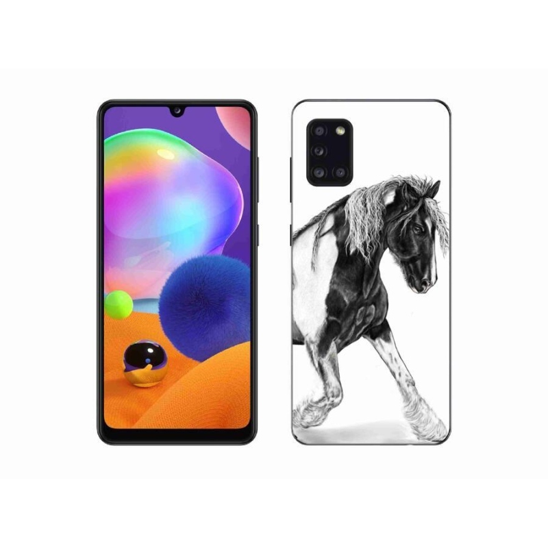 Gelový kryt mmCase na mobil Samsung Galaxy A31 - kůň