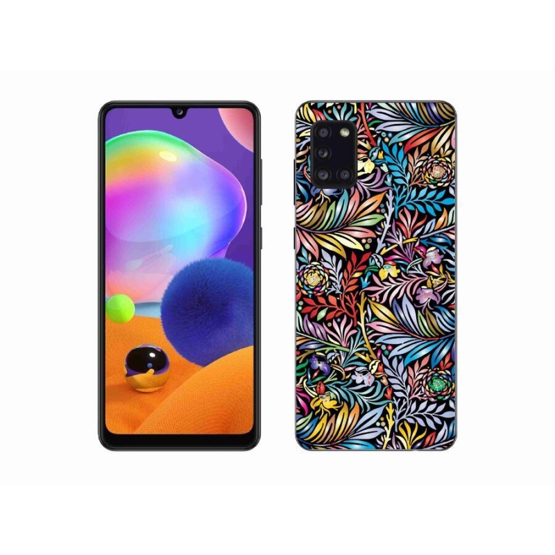 Gelový kryt mmCase na mobil Samsung Galaxy A31 - květiny 5