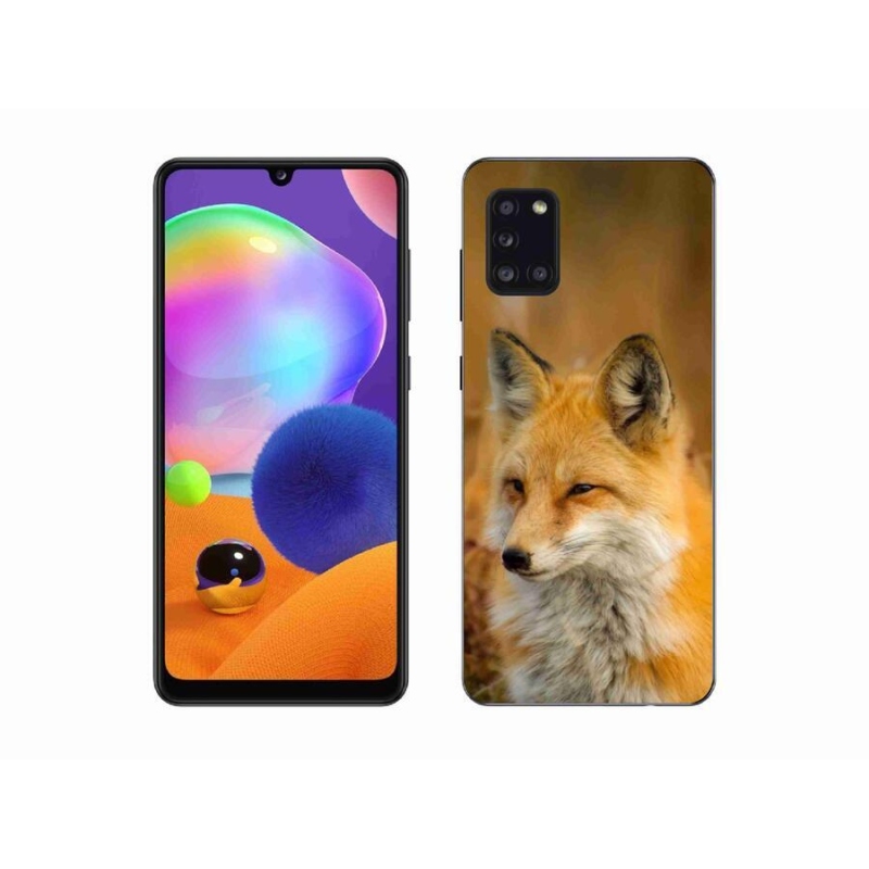 Gelový kryt mmCase na mobil Samsung Galaxy A31 - liška