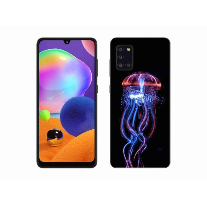 Gelový kryt mmCase na mobil Samsung Galaxy A31 - medúza