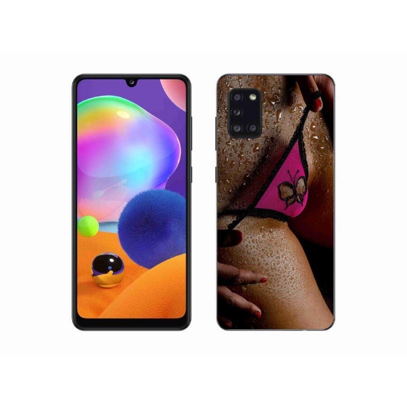 Gelový kryt mmCase na mobil Samsung Galaxy A31 - sexy žena