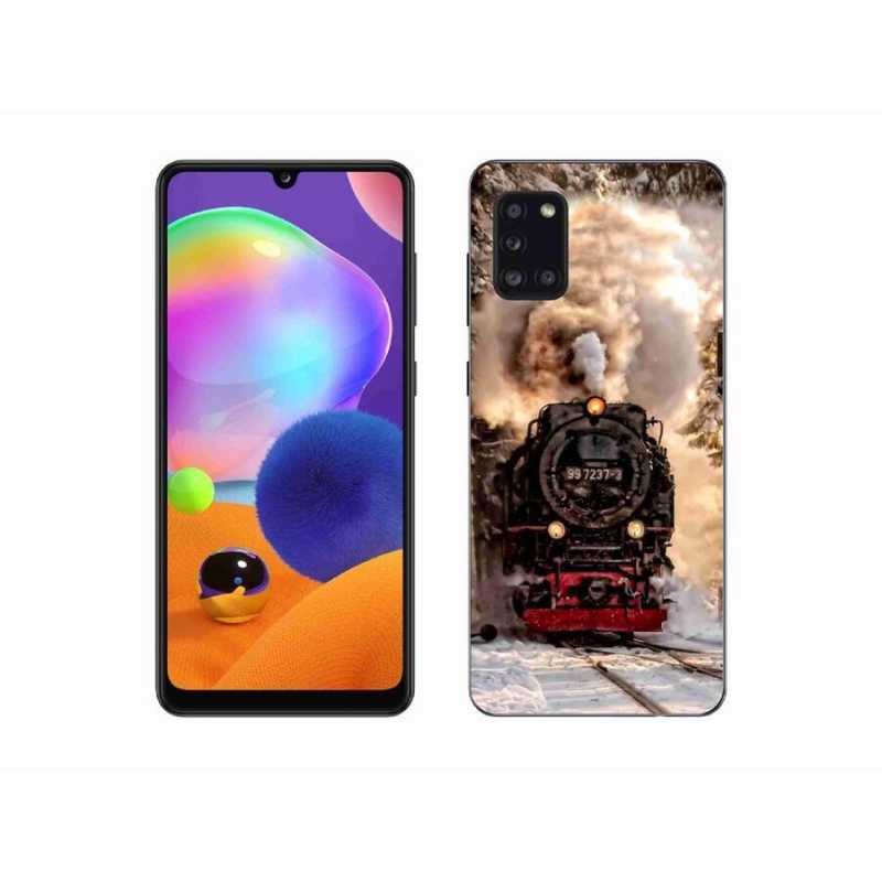 Gelový kryt mmCase na mobil Samsung Galaxy A31 - vlak