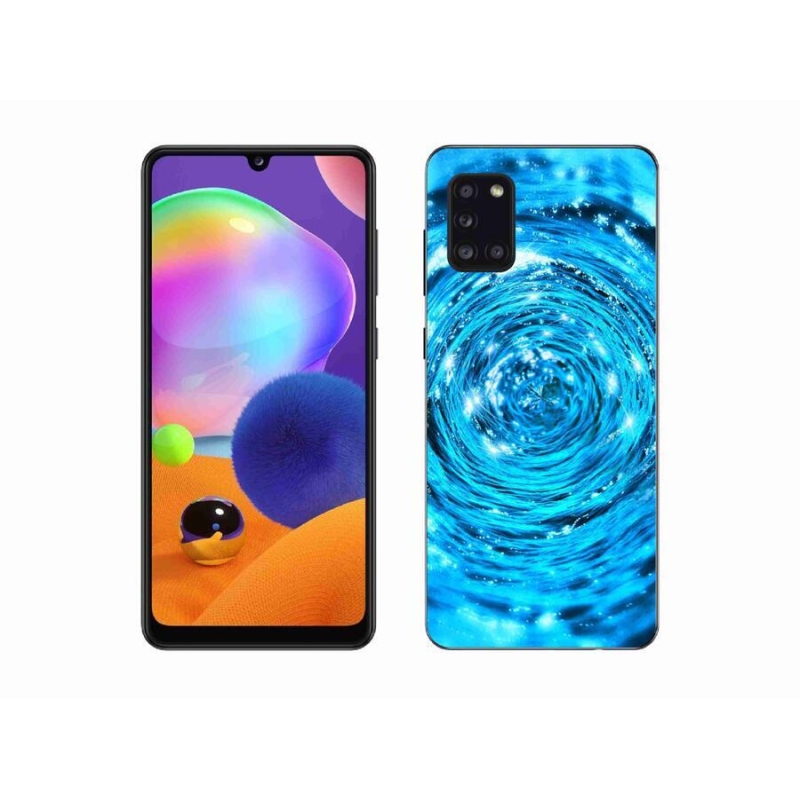 Gelový kryt mmCase na mobil Samsung Galaxy A31 - vodní vír