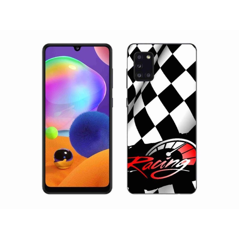 Gelový kryt mmCase na mobil Samsung Galaxy A31 - závodění