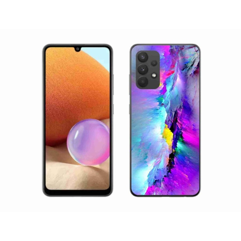 Gelový kryt mmCase na mobil Samsung Galaxy A32 4G - abstrakt