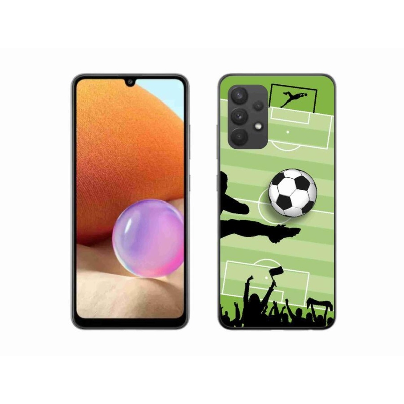 Gelový kryt mmCase na mobil Samsung Galaxy A32 4G - fotbal 3