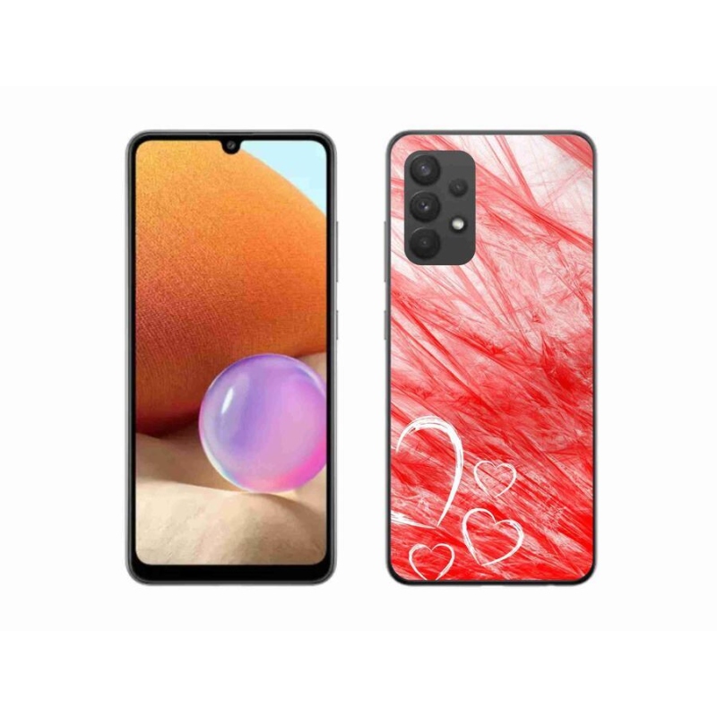 Gelový kryt mmCase na mobil Samsung Galaxy A32 4G - heart