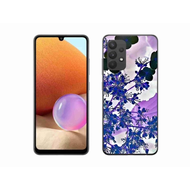 Gelový kryt mmCase na mobil Samsung Galaxy A32 4G - květ hortenzie