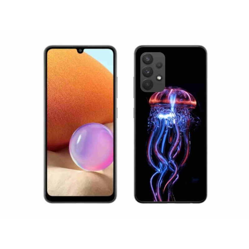Gelový kryt mmCase na mobil Samsung Galaxy A32 4G - medúza