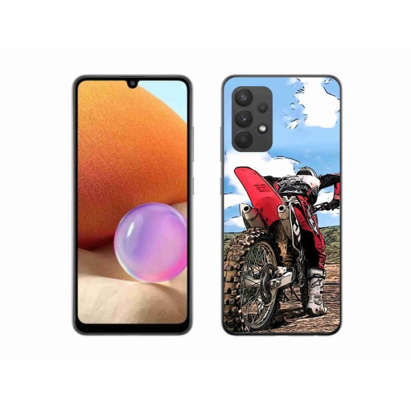 Gelový kryt mmCase na mobil Samsung Galaxy A32 4G - moto