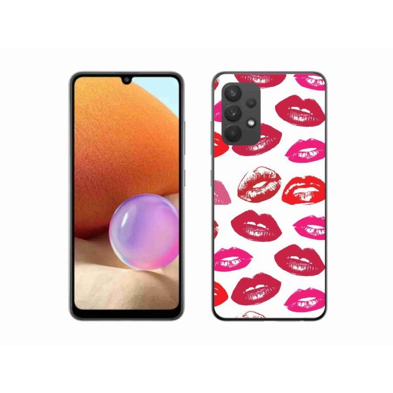 Gelový kryt mmCase na mobil Samsung Galaxy A32 4G - rty