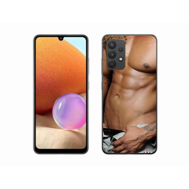 Gelový kryt mmCase na mobil Samsung Galaxy A32 4G - sexy muž