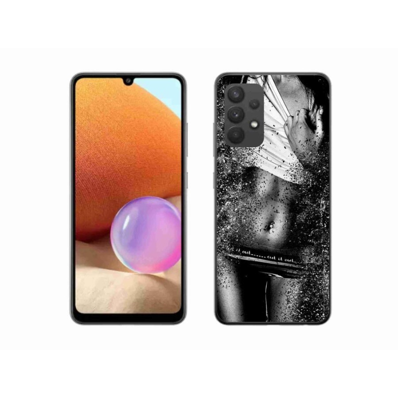Gelový kryt mmCase na mobil Samsung Galaxy A32 4G - sexy žena 1