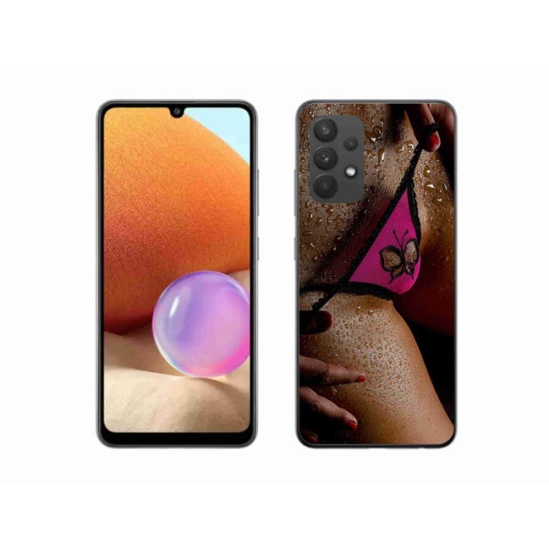 Gelový kryt mmCase na mobil Samsung Galaxy A32 4G - sexy žena