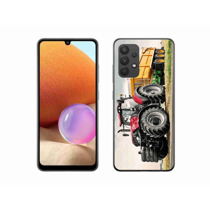Gelový kryt mmCase na mobil Samsung Galaxy A32 4G - traktor 3