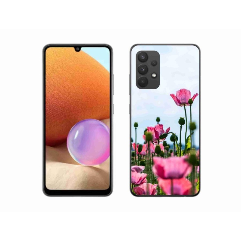 Gelový kryt mmCase na mobil Samsung Galaxy A32 4G - vlčí mák