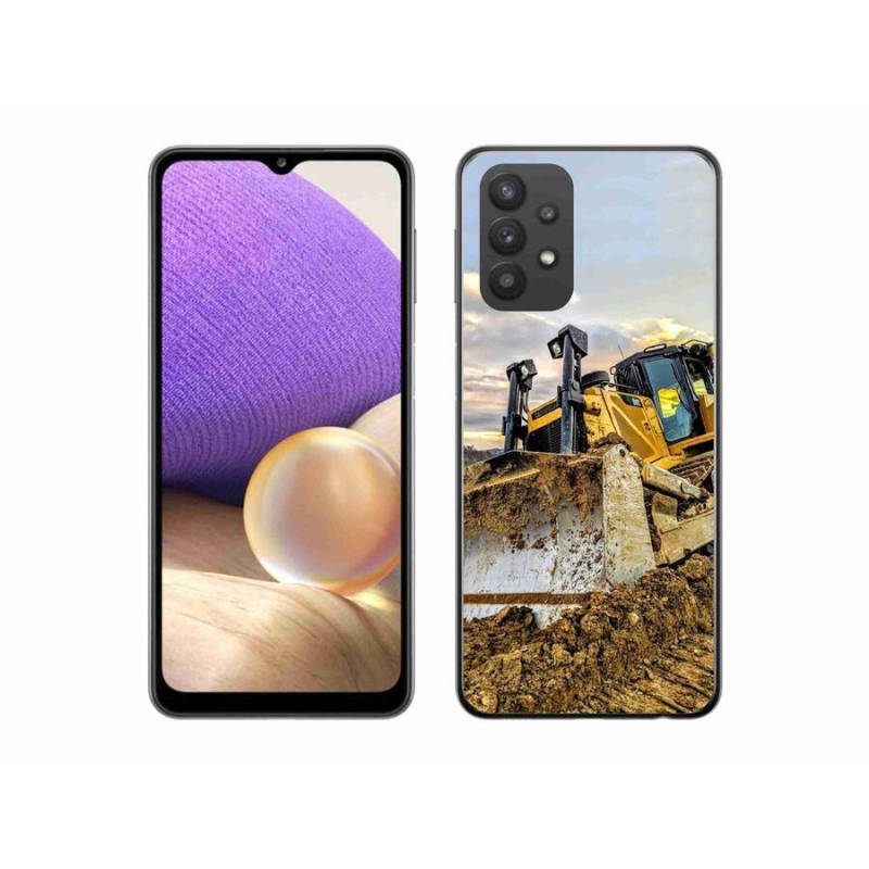 Gelový kryt mmCase na mobil Samsung Galaxy A32 5G - bagr