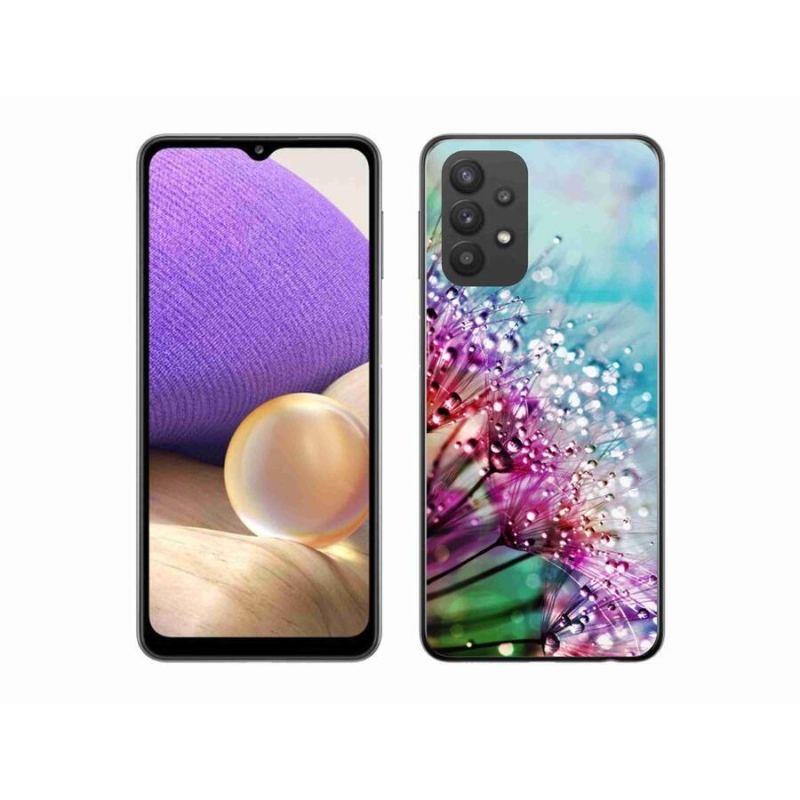 Gelový kryt mmCase na mobil Samsung Galaxy A32 5G - barevné květy