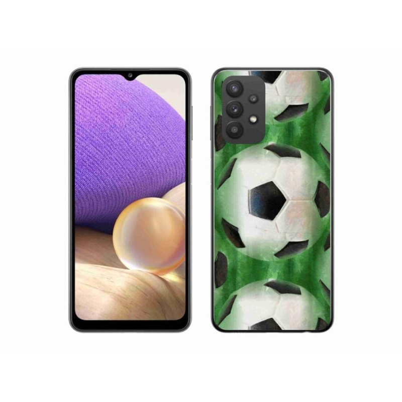 Gelový kryt mmCase na mobil Samsung Galaxy A32 5G - fotbalový míč