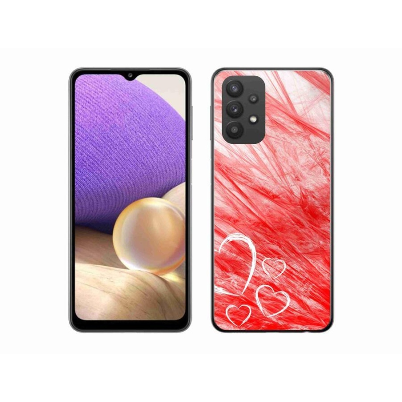 Gelový kryt mmCase na mobil Samsung Galaxy A32 5G - heart