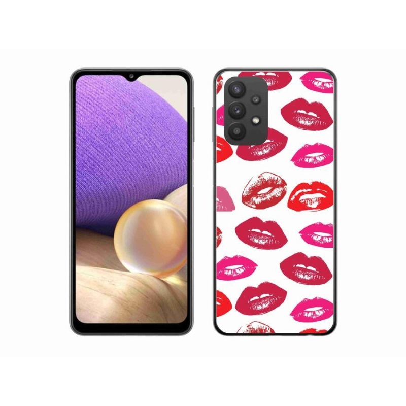 Gelový kryt mmCase na mobil Samsung Galaxy A32 5G - rty