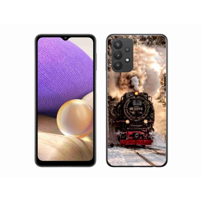 Gelový kryt mmCase na mobil Samsung Galaxy A32 5G - vlak