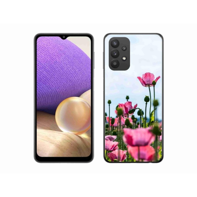 Gelový kryt mmCase na mobil Samsung Galaxy A32 5G - vlčí mák
