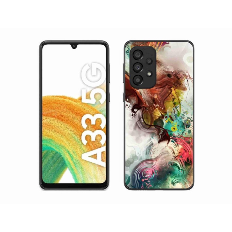 Gelový kryt mmCase na mobil Samsung Galaxy A33 5G - abstrakt 1