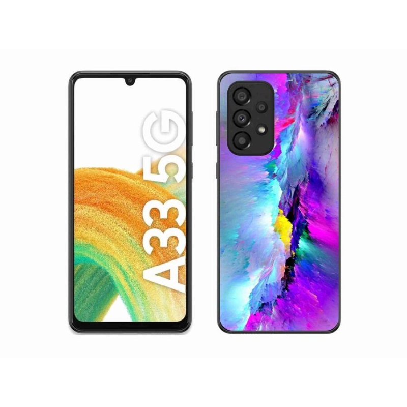 Gelový kryt mmCase na mobil Samsung Galaxy A33 5G - abstrakt